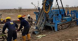 photo of exploration drilling